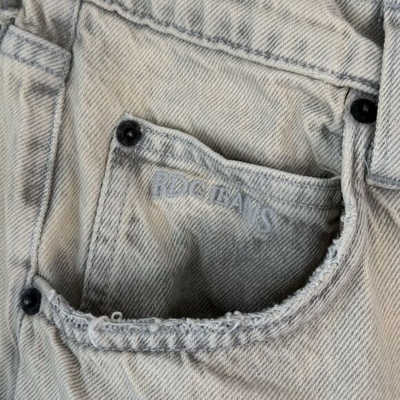 BDG Urban Outfitters Acid Wash Logan Buckle Barrel Baggy Jeans Womens W30 - Picture 3 of 13